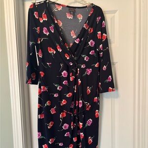 Motherhood Maternity Navy Floral Dress